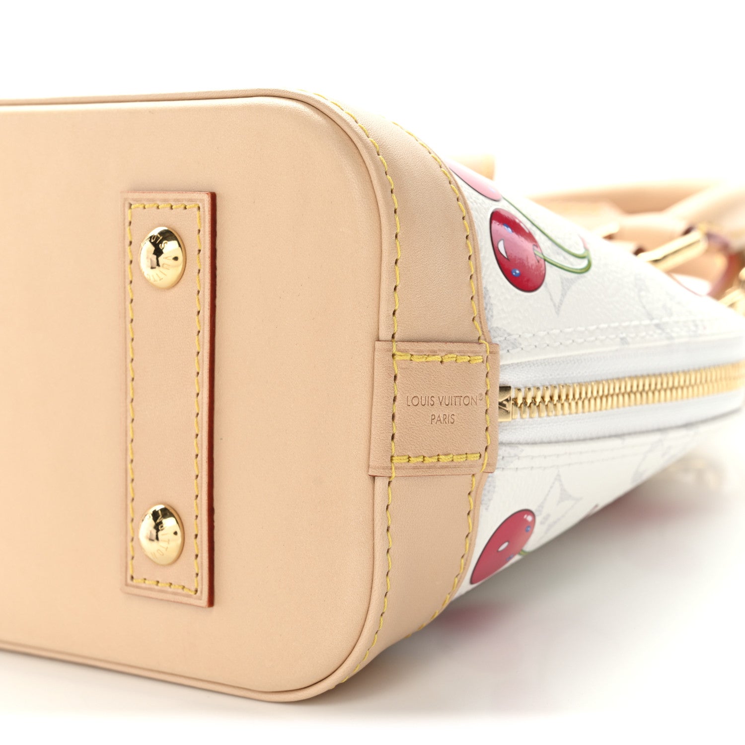 Louis Vuitton LV X TM Monogram Cerises Alma BB White 9 of 11