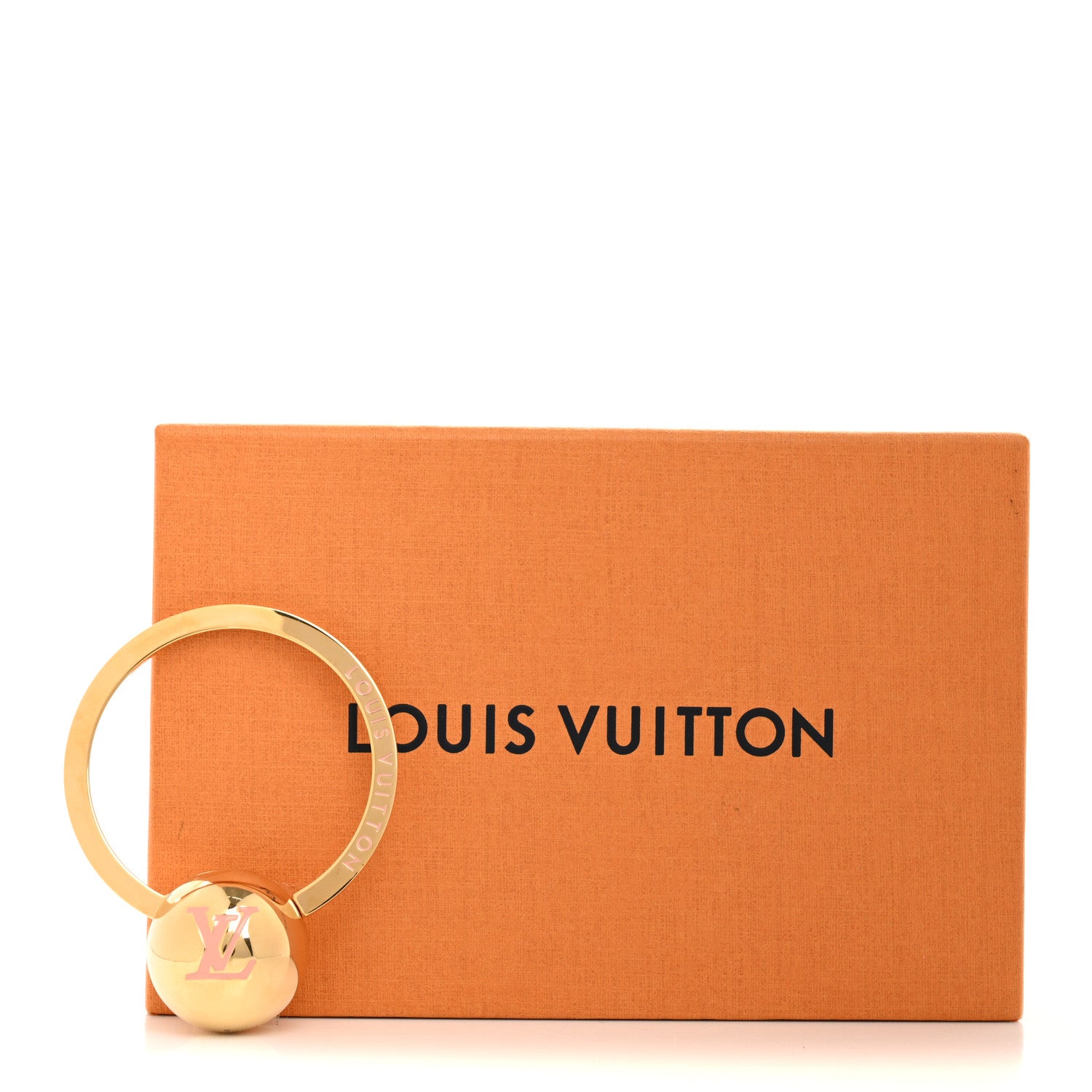 Louis Vuitton Sphere Key Ring Gold Rose Ballerine 5 of 5