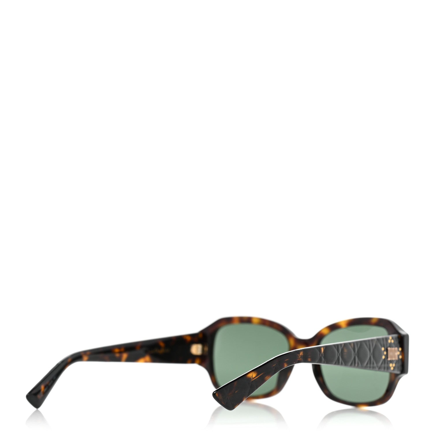 Christian Dior Acetate Cannage Lady Dior Studs Sunglasses Havana 4 of 8