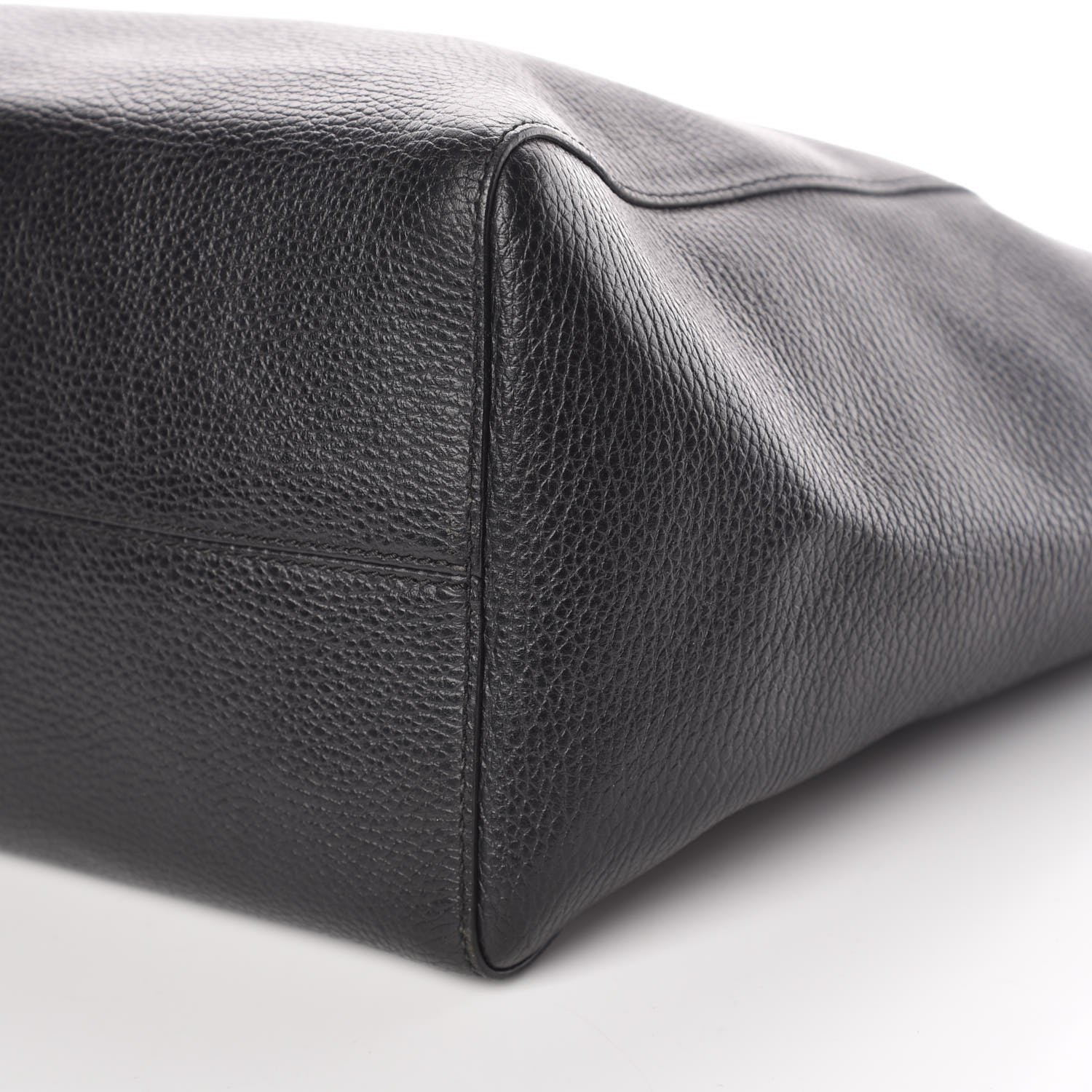 Gucci Pebbled Calfskin Medium Swing Tote Black 6 of 10