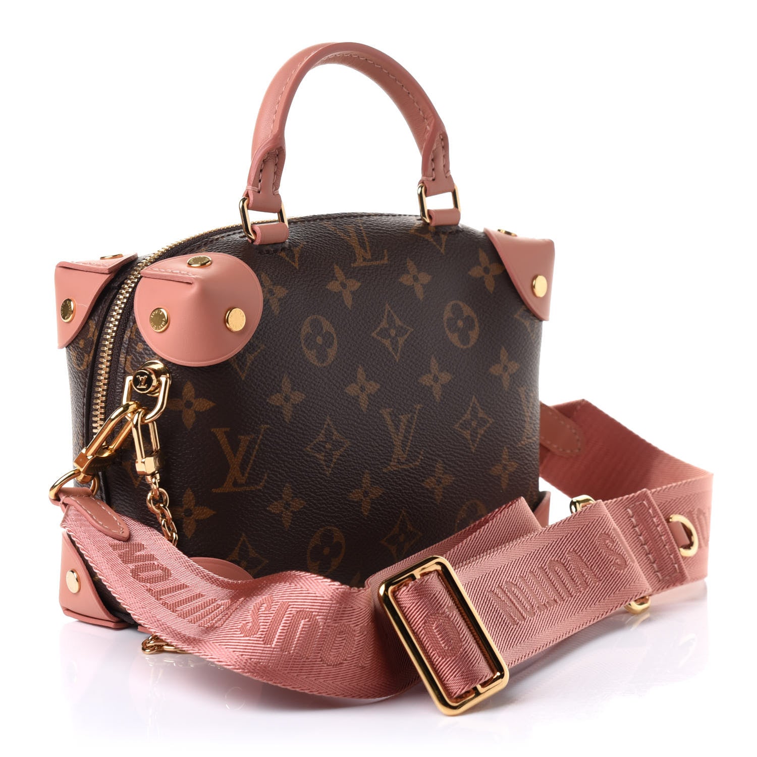 Louis Vuitton Monogram Petite Malle Souple Peach 2 of 10