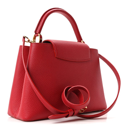 Louis Vuitton Taurillon Capucines PM Scarlet 3 of 9