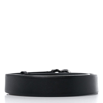 Chanel Calfskin Pearl Crystal CC Belt 85 34 Black 2 of 6