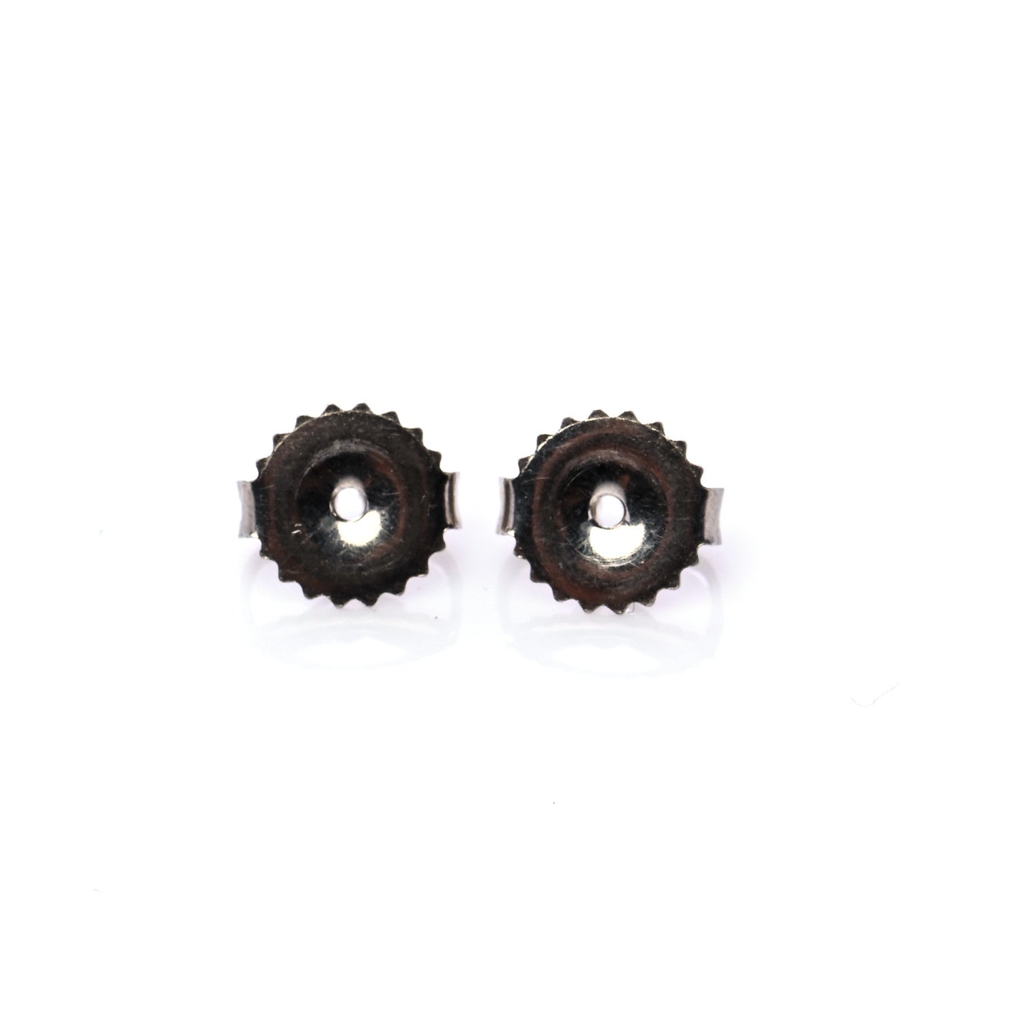 David Yurman Sterling Silver Diamond Pearl 7mm Earrings 5 of 7