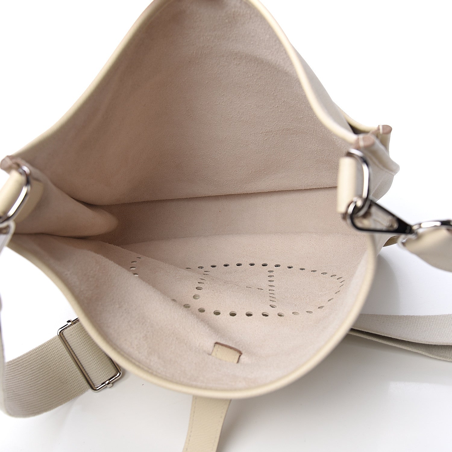 Hermes Epsom Evelyne III GM Craie 4 of 9