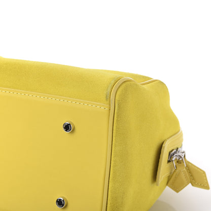 Louis Vuitton Suede Cubic Illusion Speedy Cube PM Yellow 8 of 13