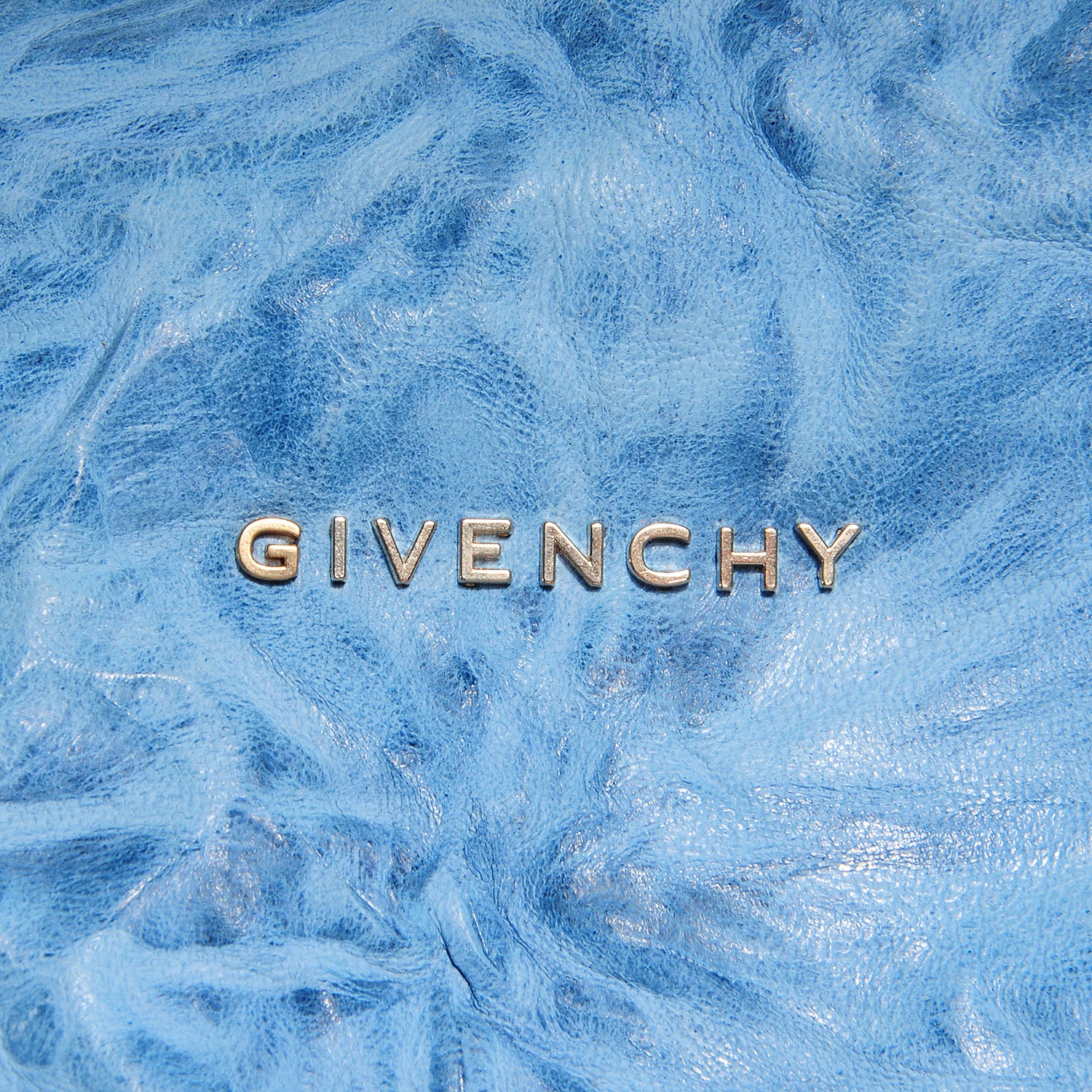 Givenchy Tumbled Sheepskin Medium Pandora Light Blue 7 of 10