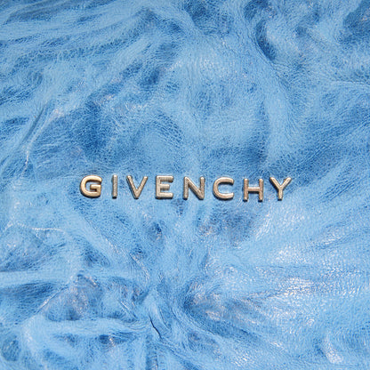 Givenchy Tumbled Sheepskin Medium Pandora Light Blue 7 of 10