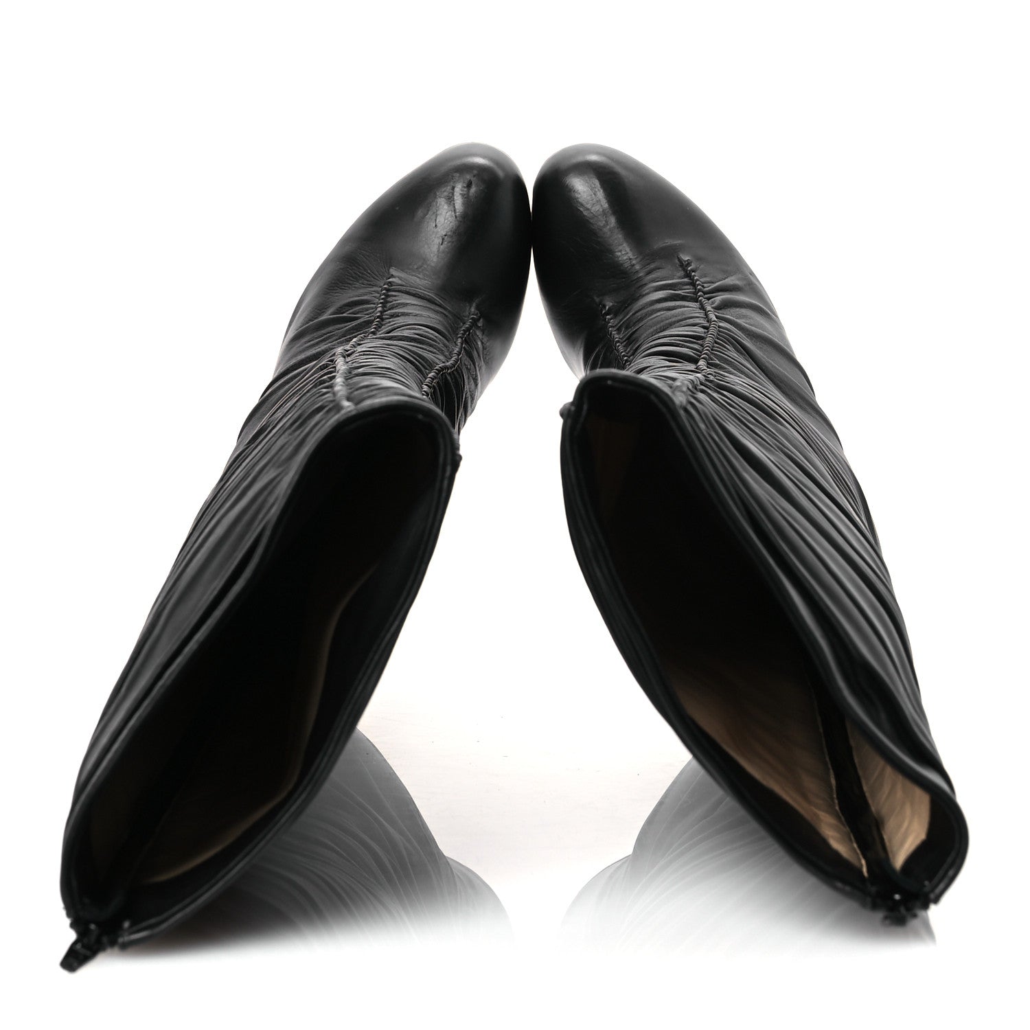 Christian Louboutin Calfskin Lina 100 Boots 40.5 Black 2 of 11