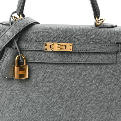 Hermes Epsom Kelly Sellier 25 Vert Amande 7 of 9
