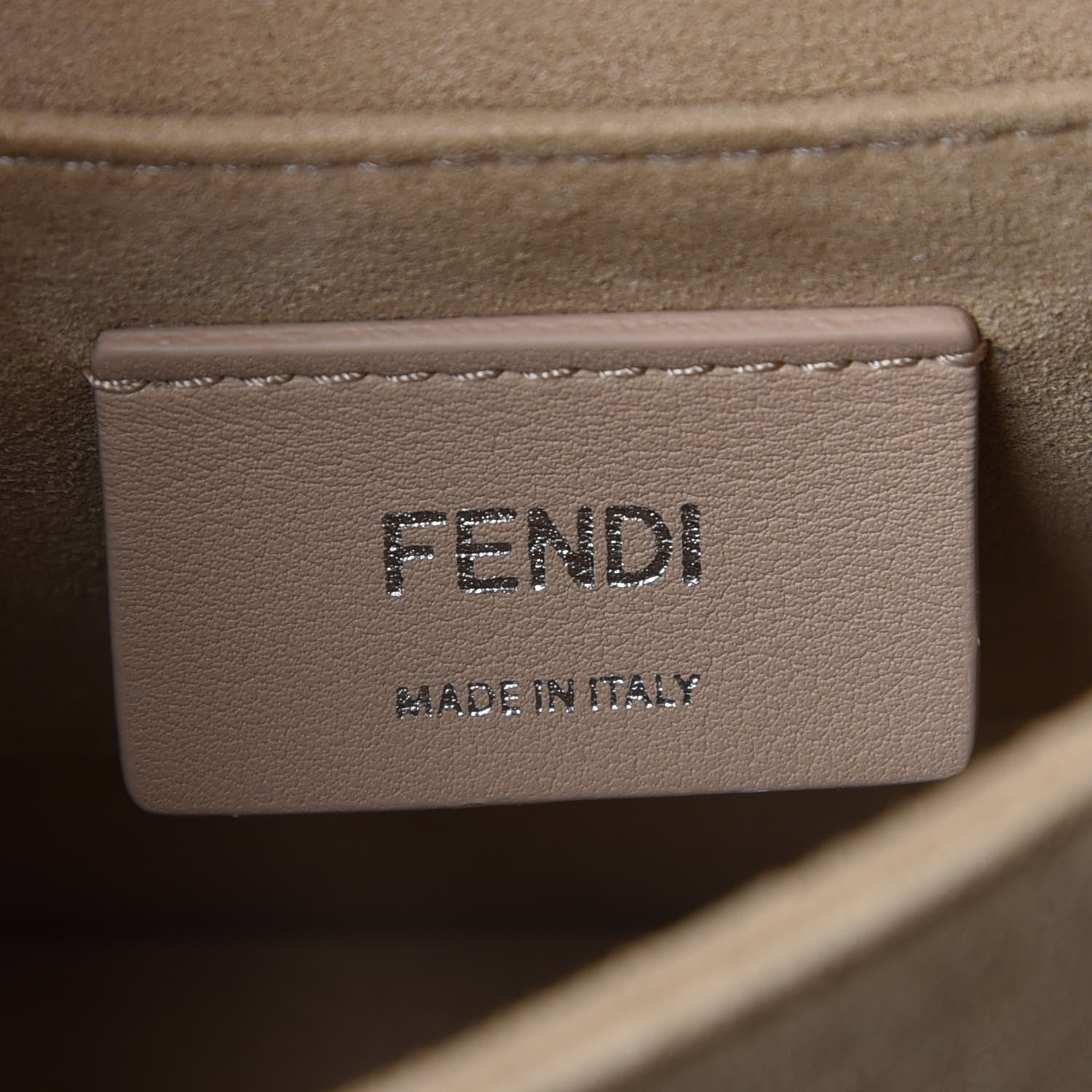 Fendi Vitello Liberty Ribbon Pearl Lace Up Small Kan I Shoulder Bag Pale Blue 8 of 9