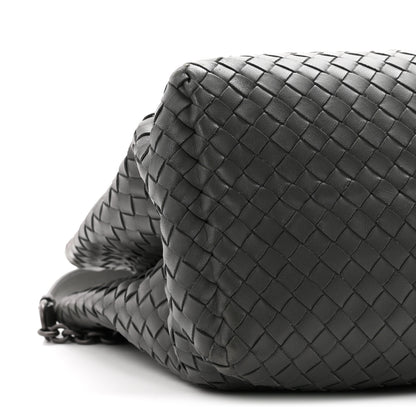 Bottega Veneta Nappa Intrecciato Medium Classic Chain Strap Tote Dark Grey 10 of 11