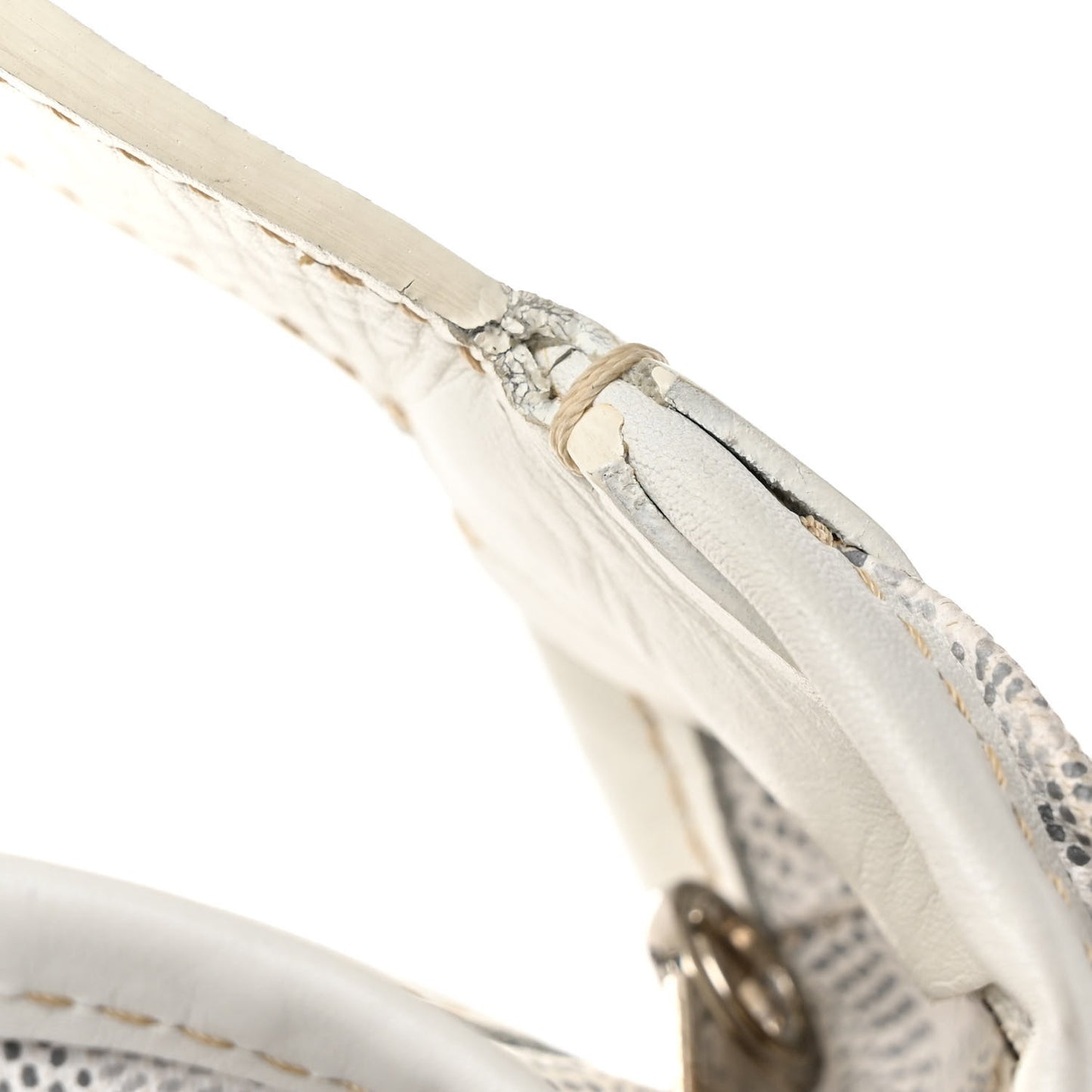 Goyardine Fidji Zip Hobo White