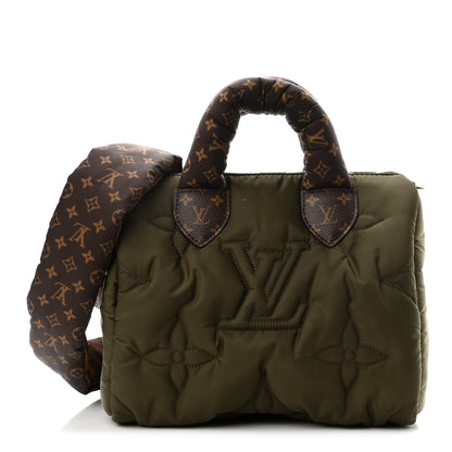 Louis Vuitton Econyl Mini Monogram Pillow Speedy Bandouliere 25 Khaki 1 of 10