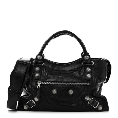 Balenciaga Agneau Giant 21 Silver Hardware City Black 1 of 10
