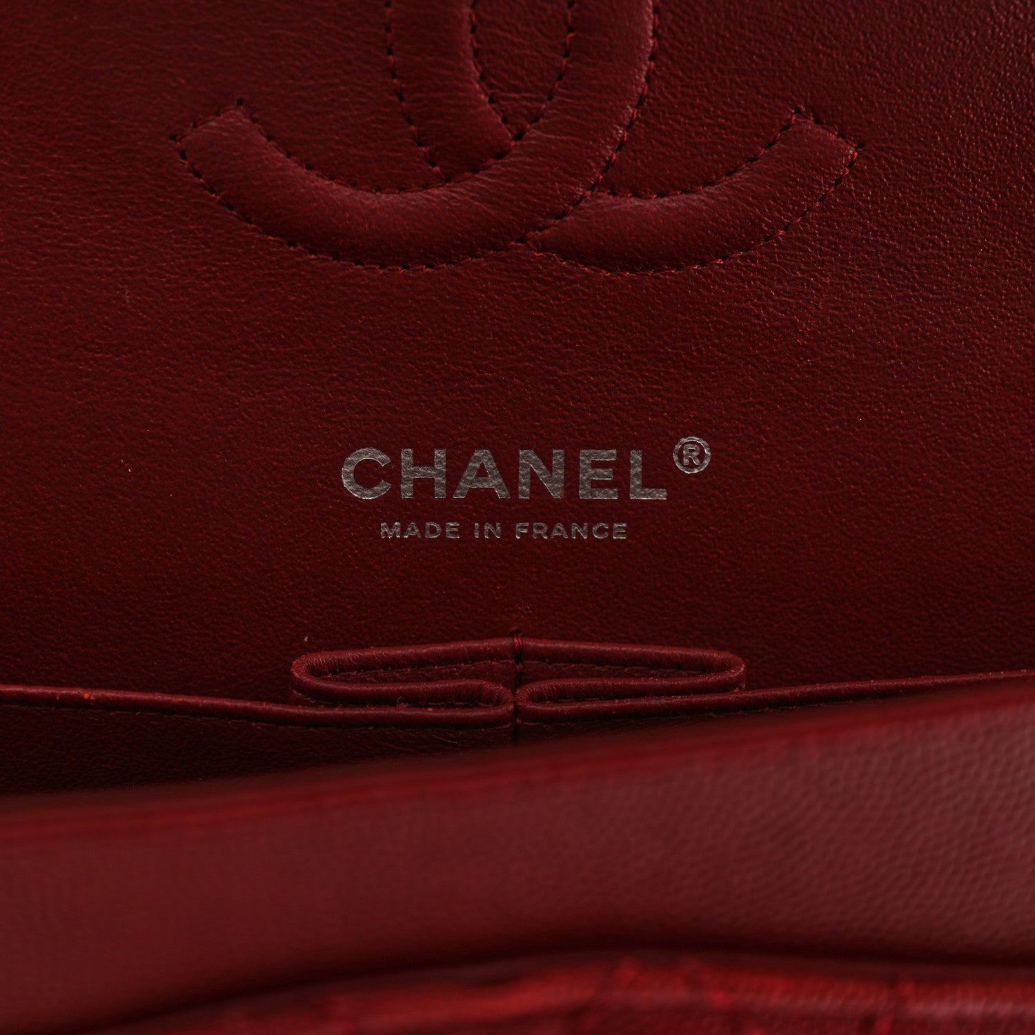 Chanel Caviar Quilted Medium Double Flap Red 6 of 10