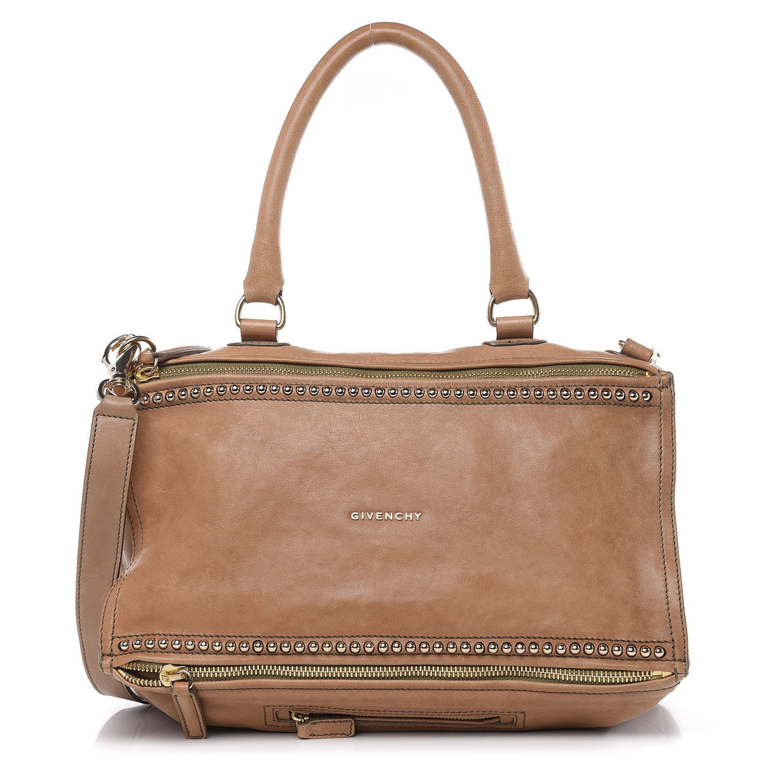 Givenchy Washed Lambskin Large Studded Pandora Beige 1 of 12