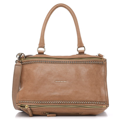 Givenchy Washed Lambskin Large Studded Pandora Beige 1 of 12