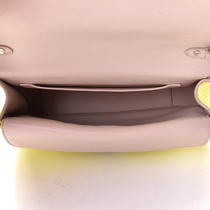 Christian Dior Bullcalf Mini Be Dior Flap Vert Acide 4 of 7