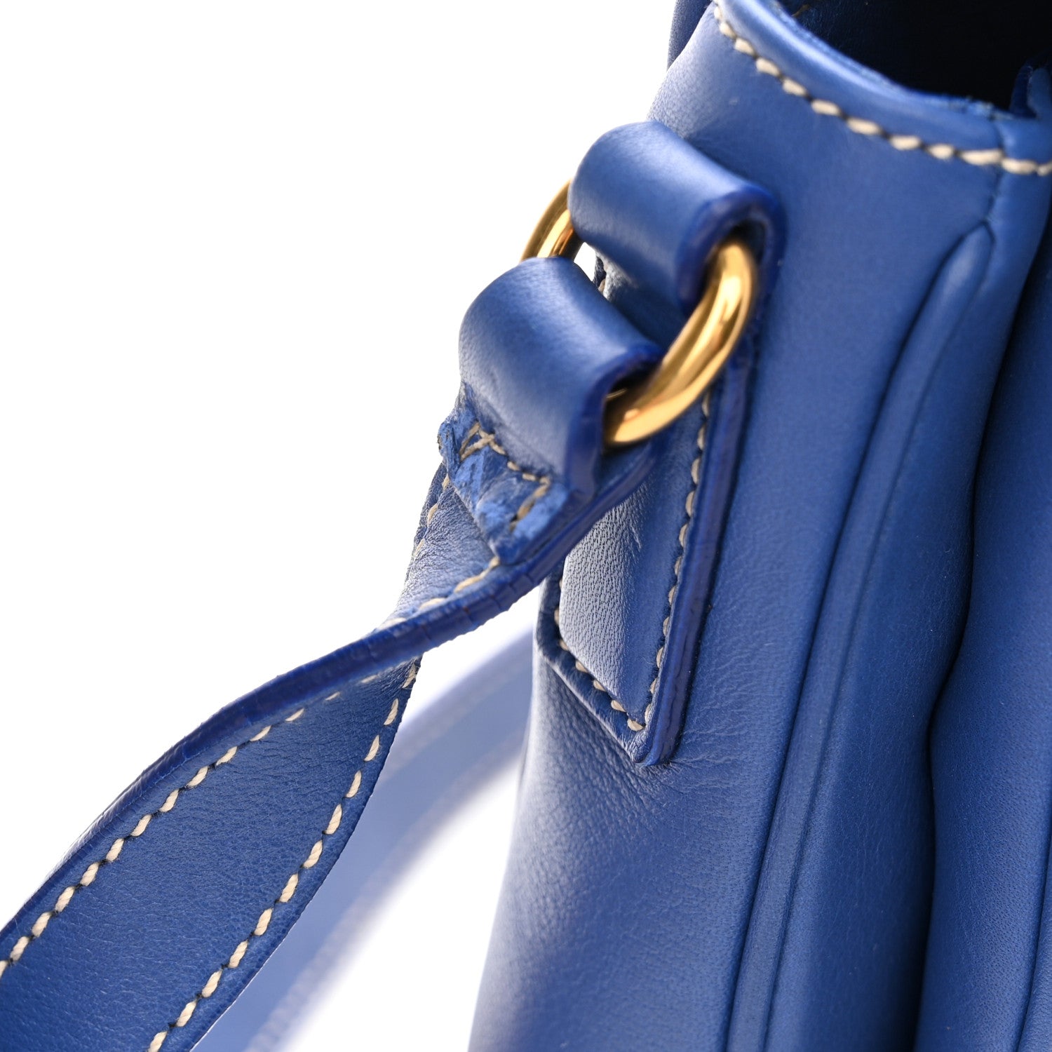 Prada City Calf Cinghiale Crossbody Bag Royal 12 of 12