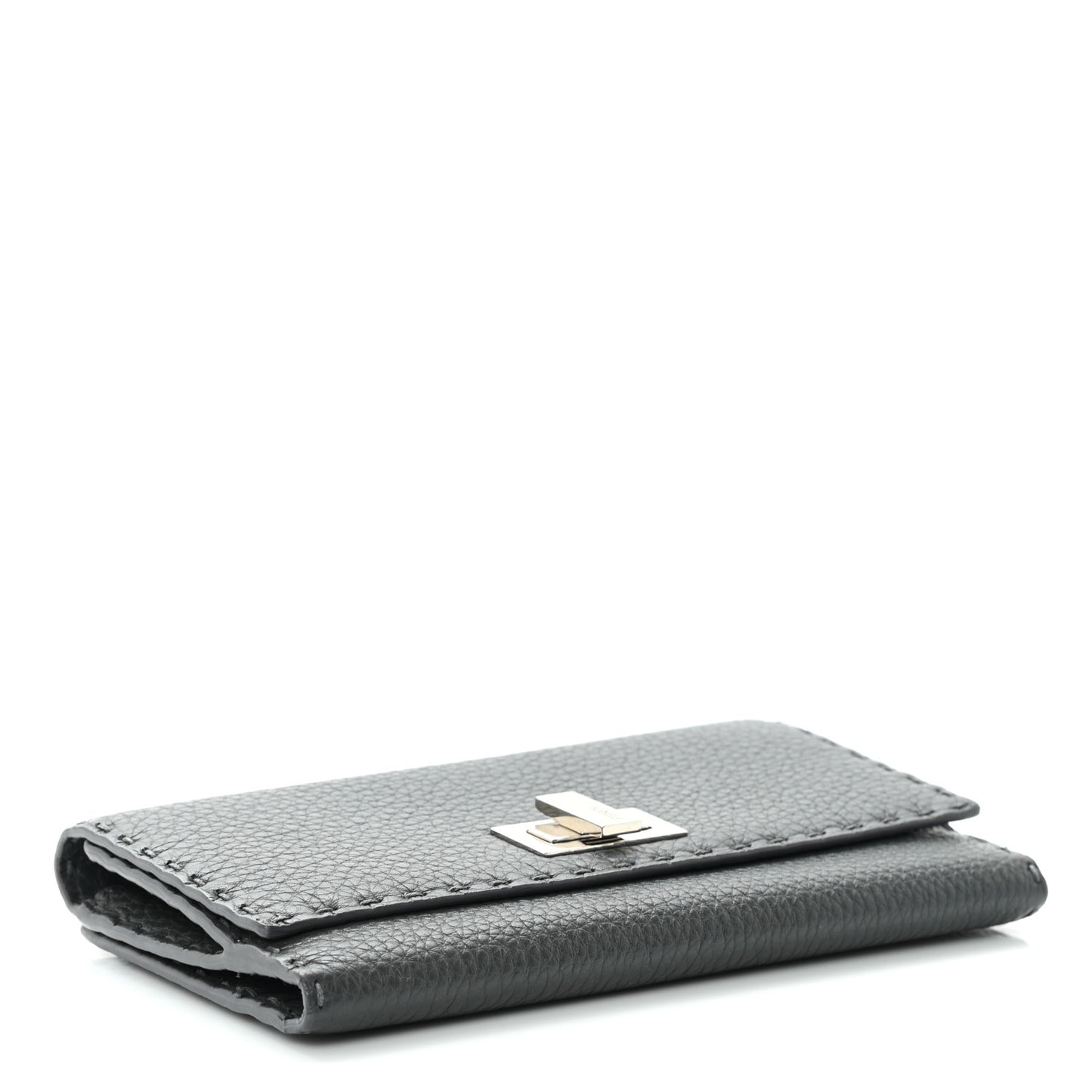 Cuoio Romano Selleria Peekaboo Continental Wallet Asfalto