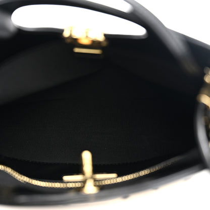 Chanel Shiny Lambskin Pony Hair Cheetah Printed Mini 31 Shopping Bag Light Beige Black 4 of 9