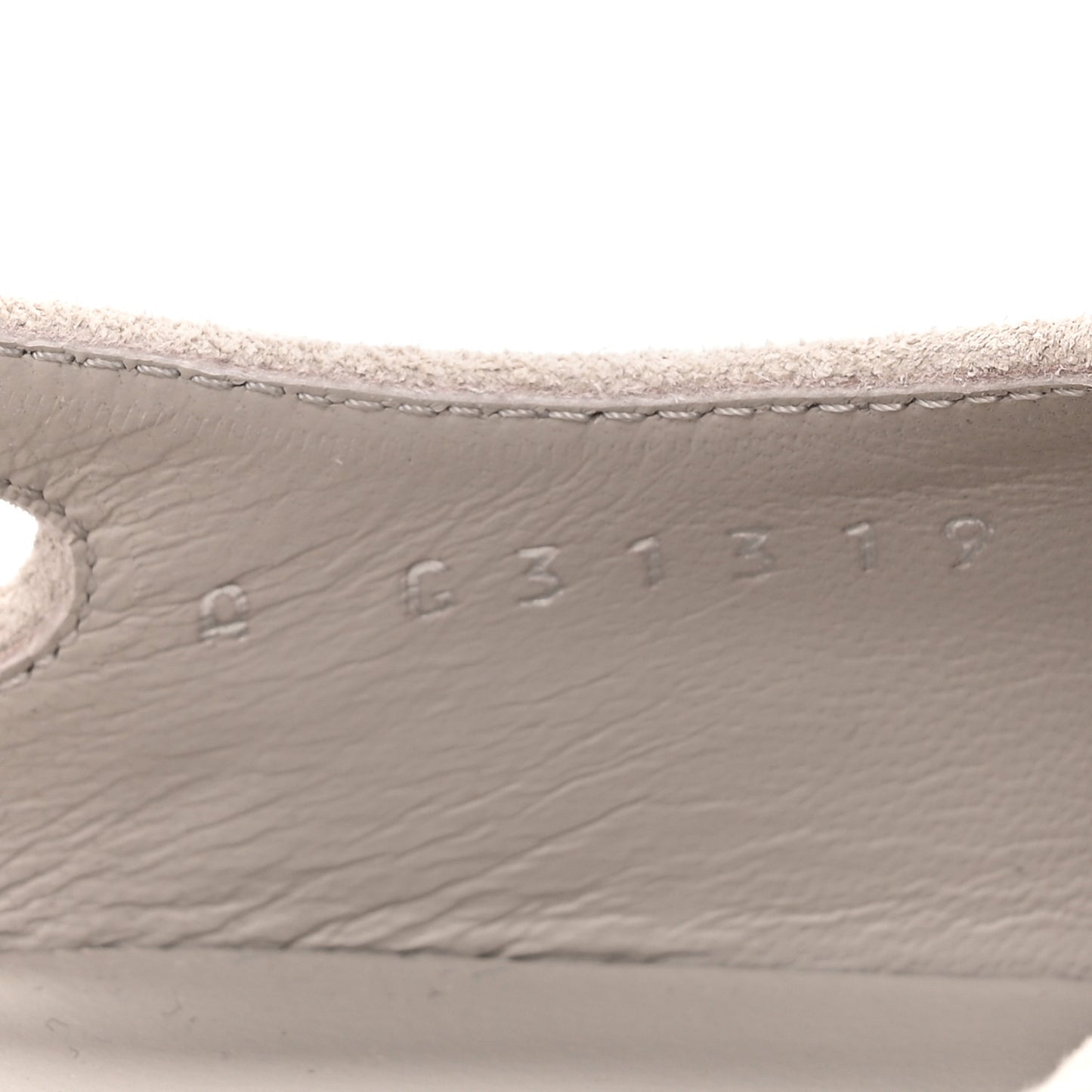 Suede Cap Toe CC Coco Slingback Pumps 37 Light Grey