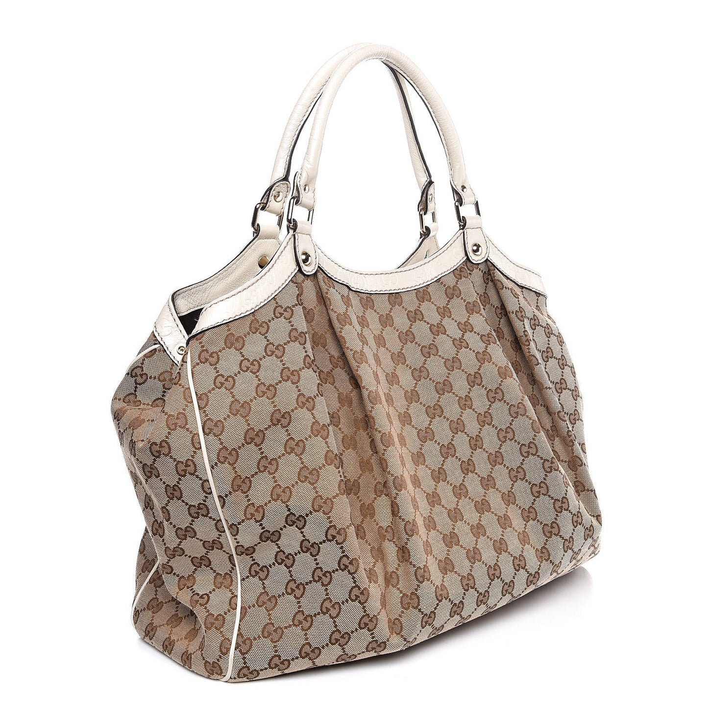 Monogram Large Sukey Tote Off White