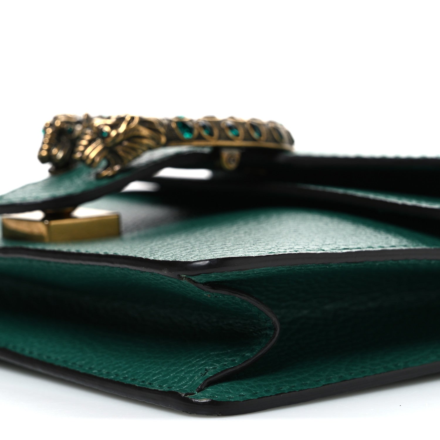Gucci Calfskin Mini Dionysus Shoulder Bag Emerald 10 of 11