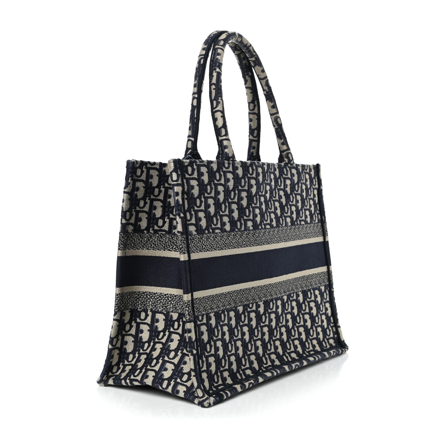 Christian Dior Oblique Medium Book Tote Blue Multicolor 3 of 11