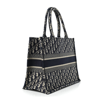 Christian Dior Oblique Medium Book Tote Blue Multicolor 3 of 11