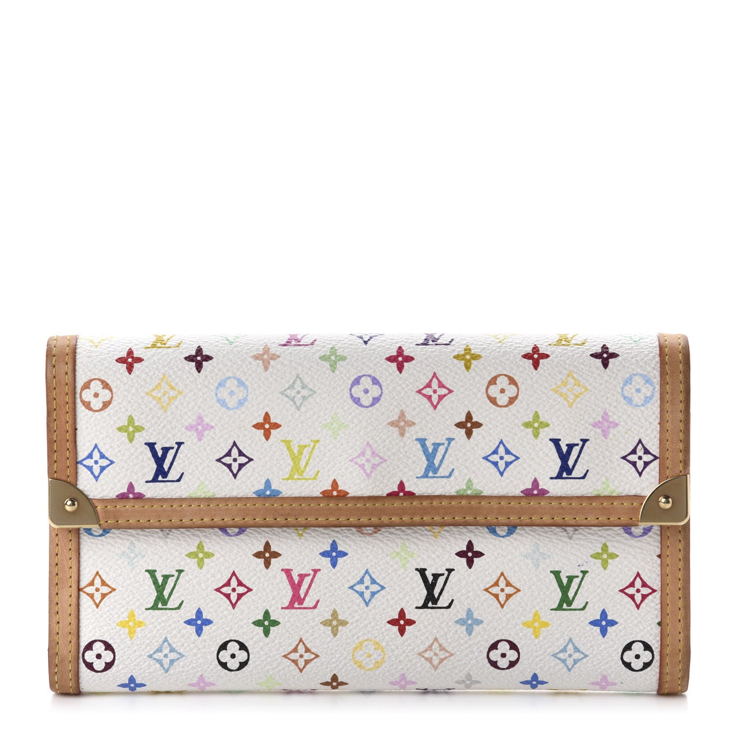 Monogram Multicolor Porte Tresor International Wallet White