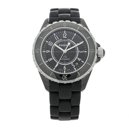 Chanel Stainless Steel Ceramic 38mm J12 Automatic Watch Black 1 of 4