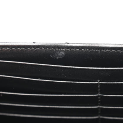 Gucci Calfskin Matelasse GG Marmont Chain Wallet Black 12 of 17