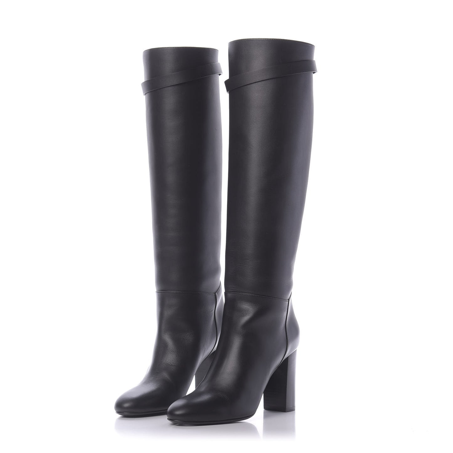 Heritage Calfskin Story Boots 37 Black