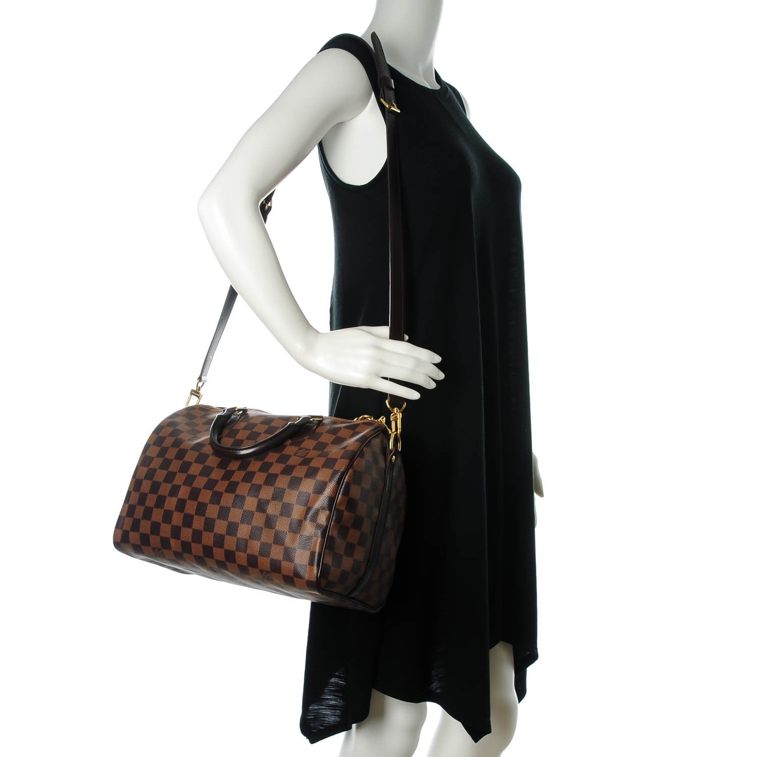 Louis Vuitton Damier Ebene Speedy Bandouliere 30 2 of 8