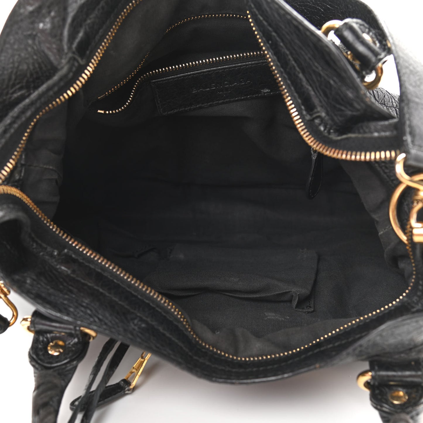Agneau Giant 12 Gold Hardware Town Black