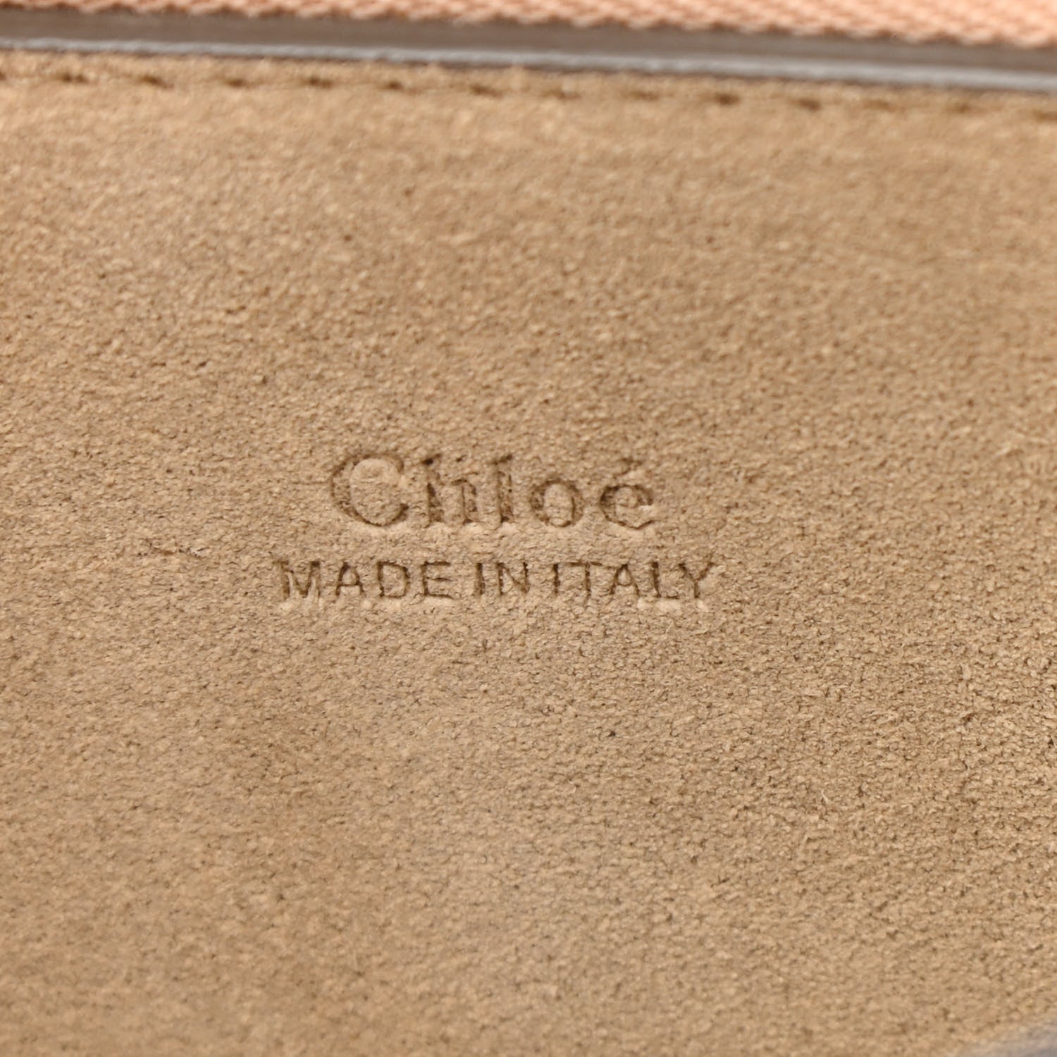 Chloe Calfskin Suede Medium Faye Shoulder Bag Motty Grey 6 of 10