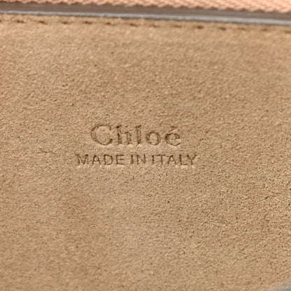 Chloe Calfskin Suede Medium Faye Shoulder Bag Motty Grey 6 of 10
