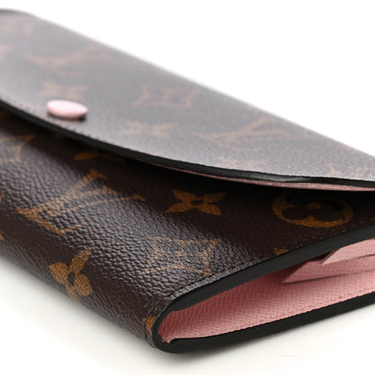 Louis Vuitton Monogram Emilie Wallet Rose Ballerine 9 of 10