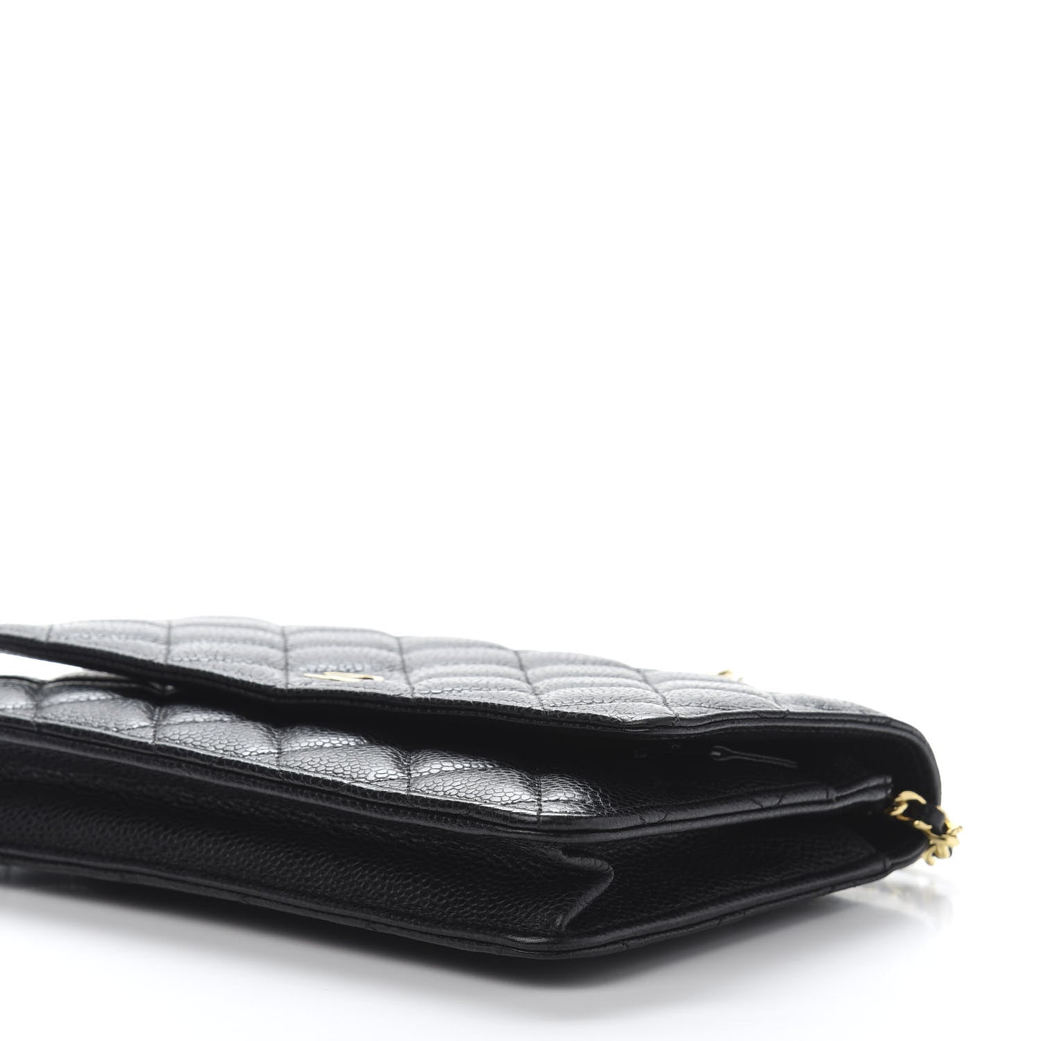 Chanel Caviar Quilted Wallet On Chain WOC Black 10 of 12