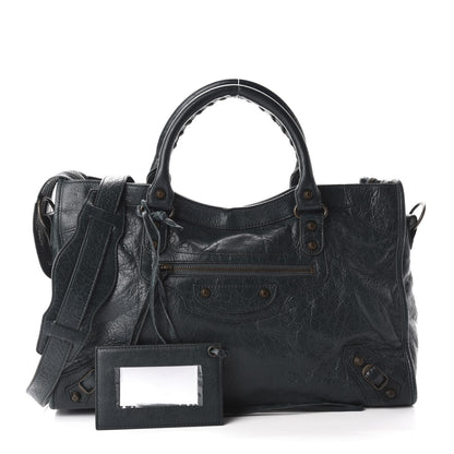 Balenciaga Agneau Classic Hardware City Vert Pinede 1 of 11