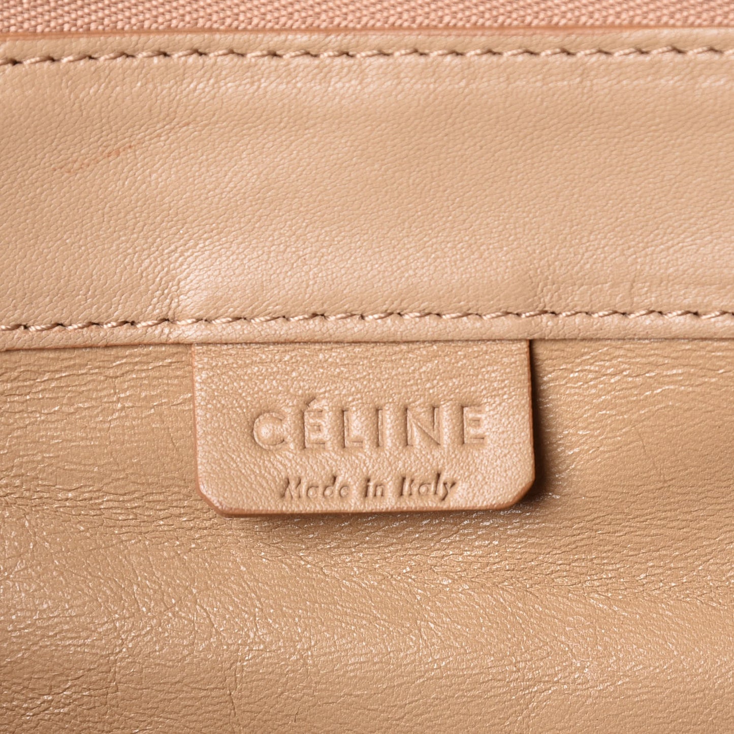 Lambskin Horizontal Bi-Cabas Nude Black