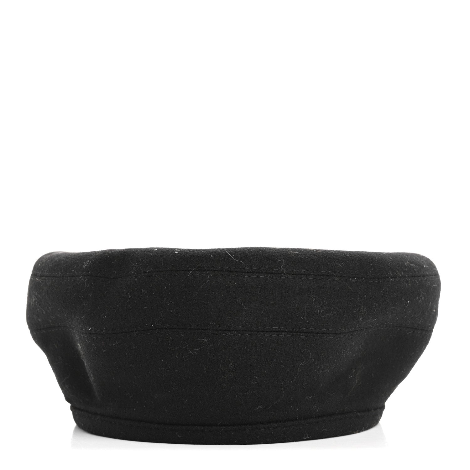 Hermes Cashmere Saint Honore Drap Beret 57 Black 3 of 8