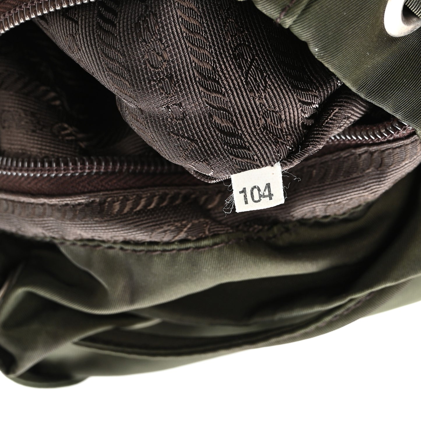 Nylon Vela Small Backpack Dark Green