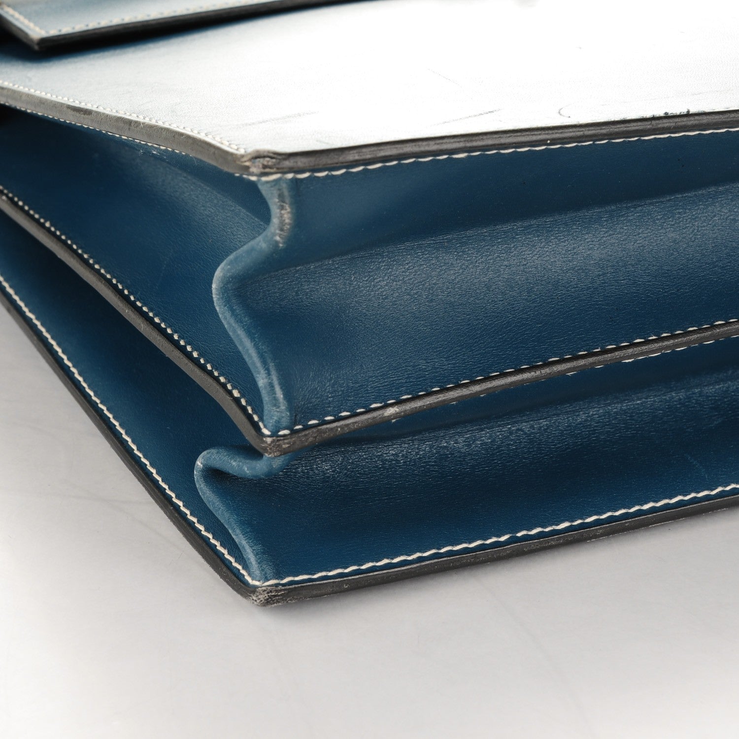 Hermes Box Kelly Depeche 38 Bleu Thalassa 25 of 34