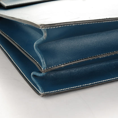 Hermes Box Kelly Depeche 38 Bleu Thalassa 25 of 34