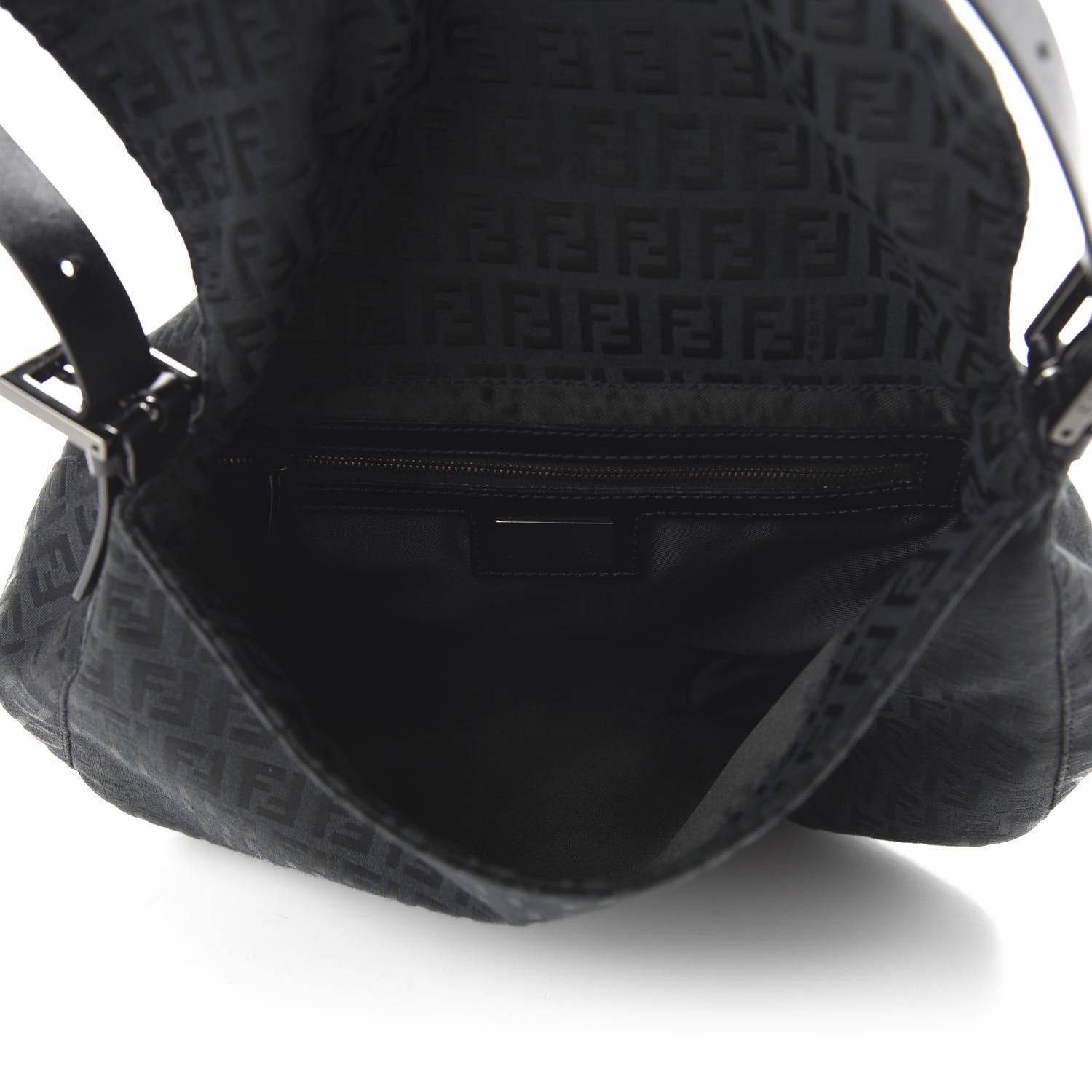 Fendi Zucchino Mama Baguette Black 5 of 9