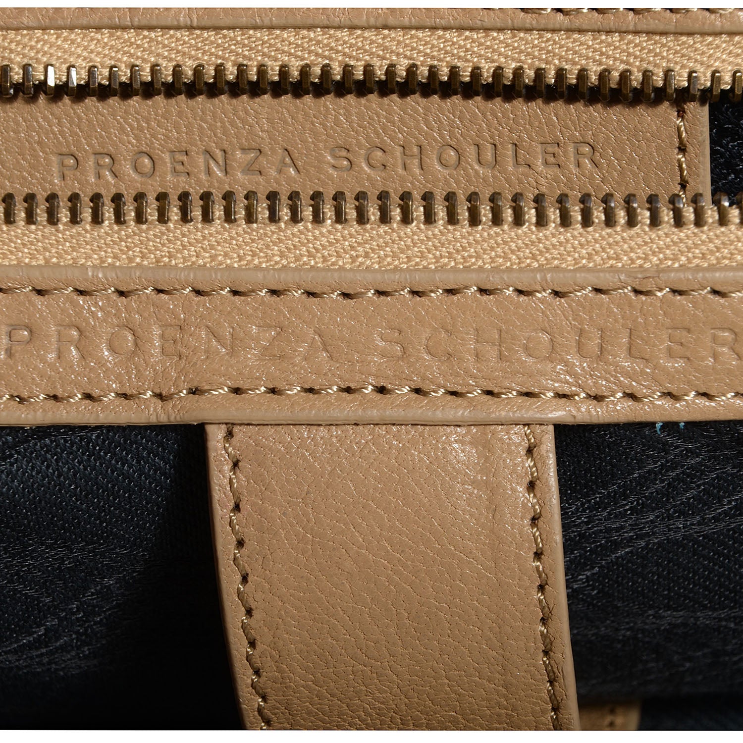Proenza Schouler Lambskin PS1 Large Satchel Stone 5 of 15