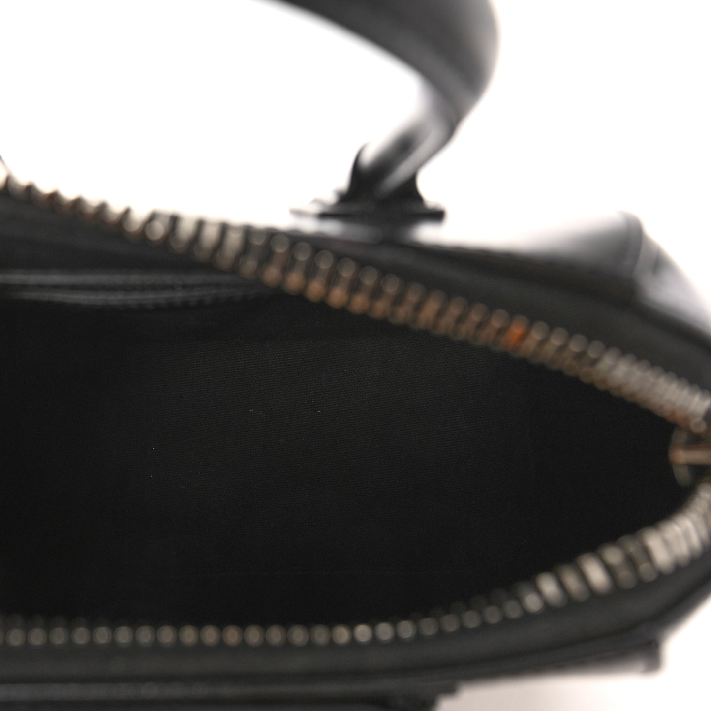 Shiny Lord Calfskin Mini Antigona Black